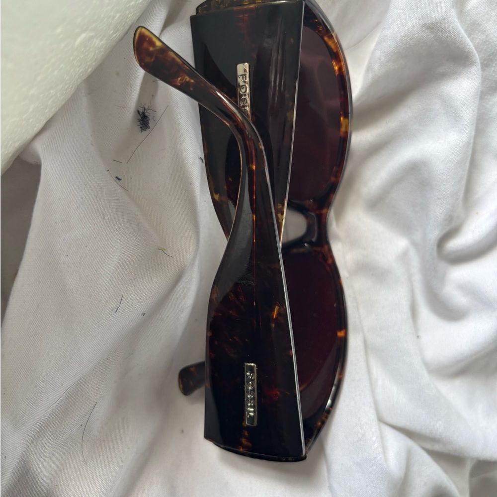 Fossil Sunglasses Reesa Tortoise Frames Crystal R… - image 4